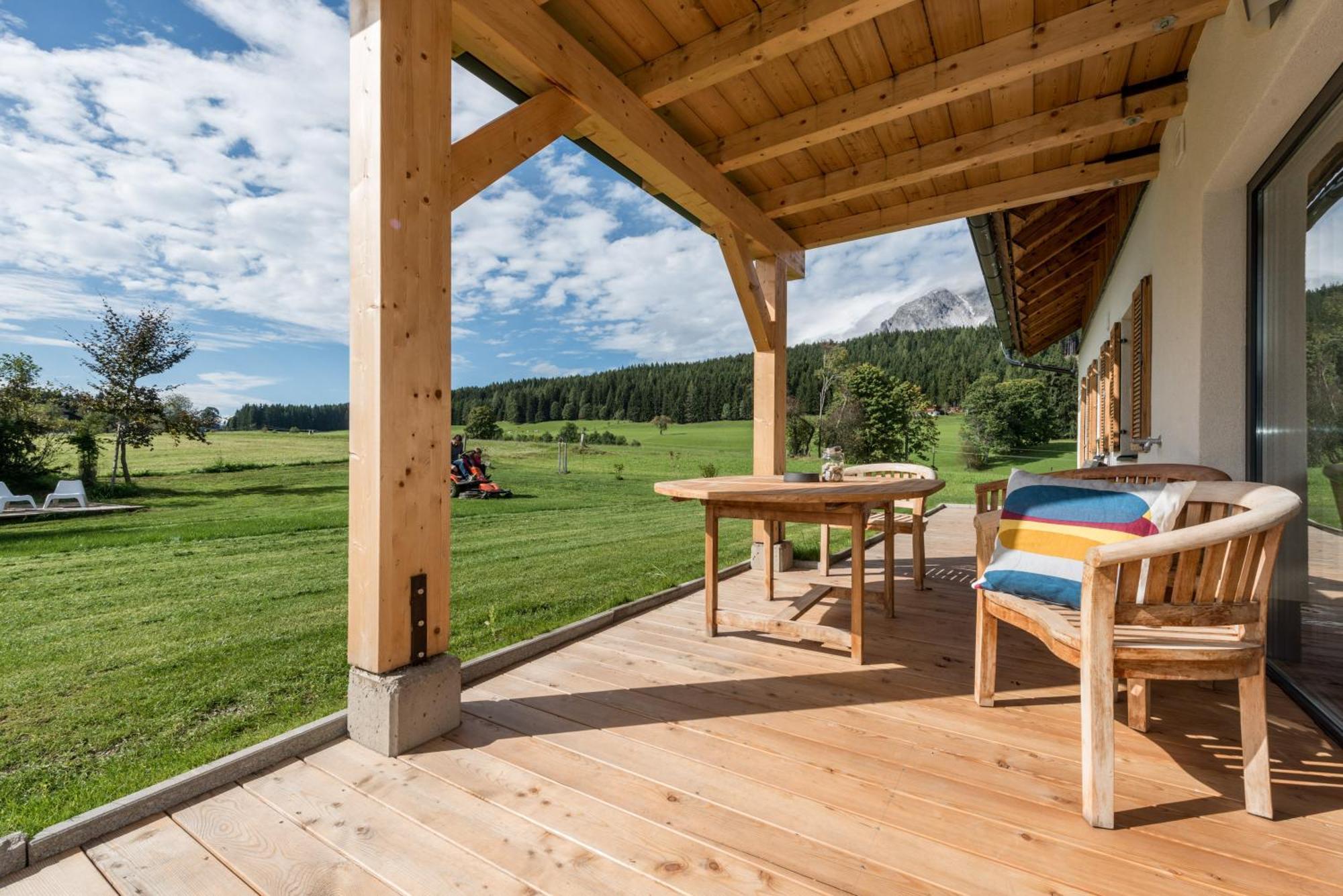 Naturchalet Hoeflehner - Heimgefuehl & Ruhelage An Loipe & Wanderweg Ramsau am Dachstein Exterior foto